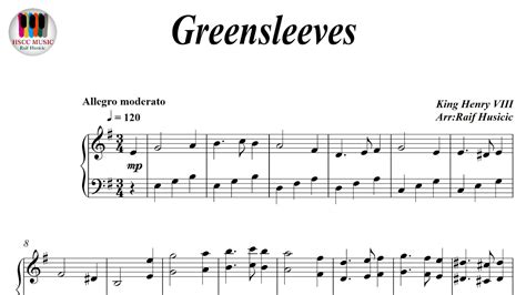 greensleeves by henry viii